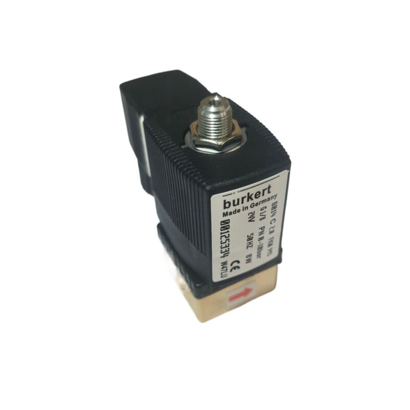 Valve à actionnement direct industriel 00126091, modèle Burkert 6013, conception normalement fermée, trou de 3,0 mm, connexion G1/8, 24VDC, 0-6bar avec diaphragme FKM