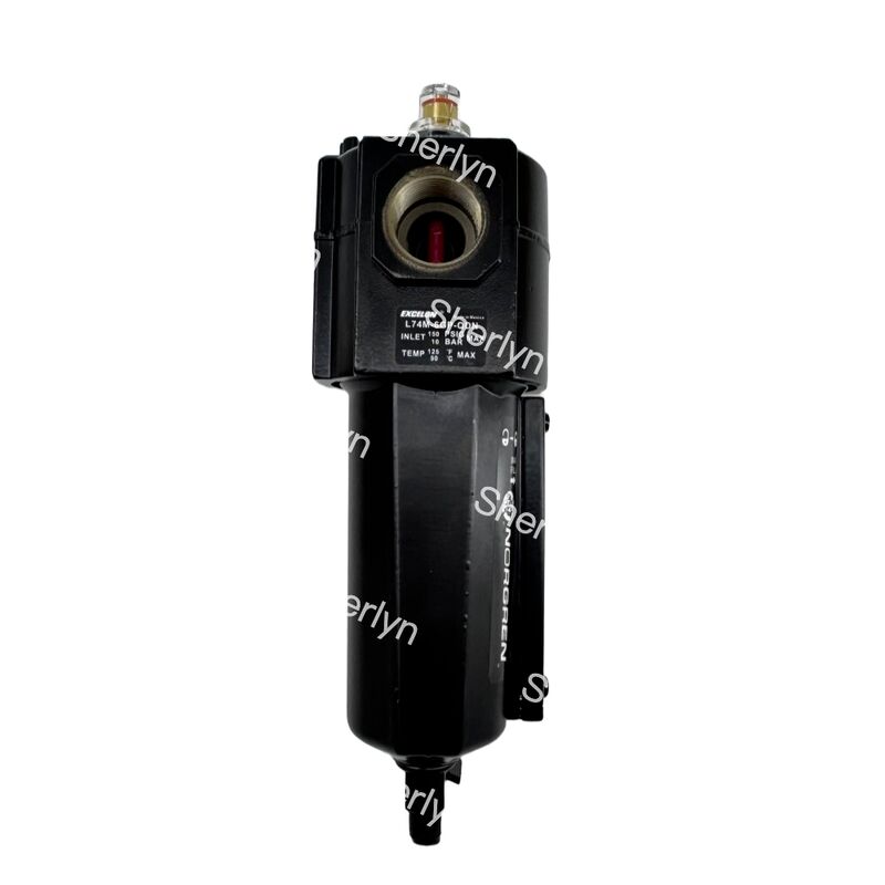 Unité de brouillard d'huile pour conduite d'air industrielle L74C-4GP-ETN, conception modulaire Norgren avec indicateur de niveau d'huile visible