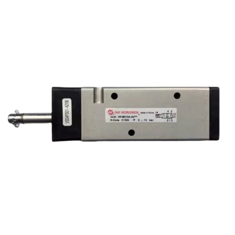 Type piloté industriel de la vanne électromagnétique d'air de 2/5 manières V61B317A-A218J