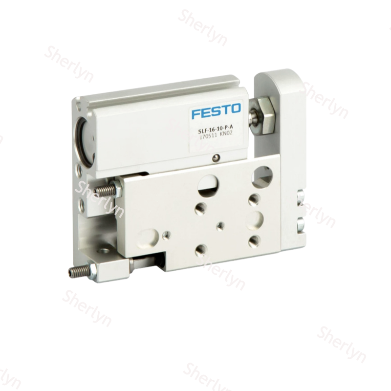 Actuateur coulissant à longue traction réciproque stable FESTO SLF-10-40-P-A 170509 10×40 mm Composant pneumatique plat en aluminium pour équipement de transfert de carte de PCB