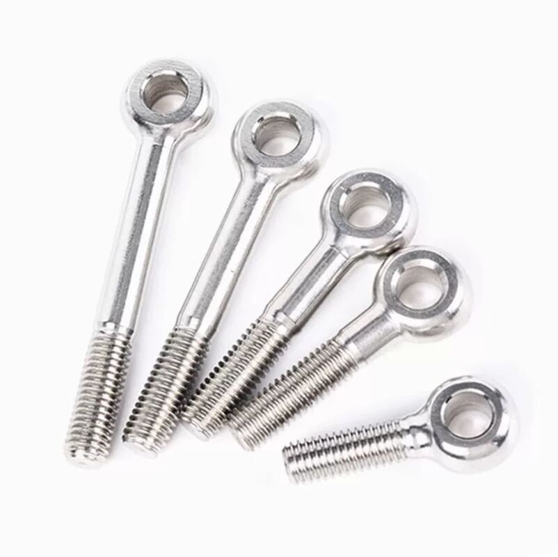 M6*30 M6*40 Armatures de tuyaux pneumatiques en acier inoxydable 304 Finition de passivation et demi-fil type conçu pour les installations pneumatiques
