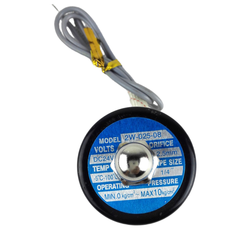 2.5 mm de débit soupape électromagnétique pneumatique avec mouvement direct et température -5°C à 80°C 2W-025-08