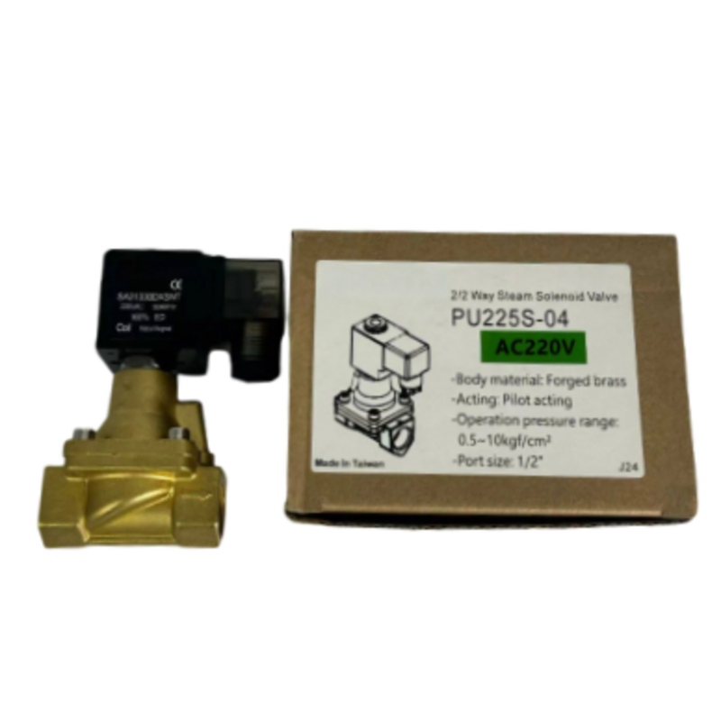Valve électromagnétique pneumatique de taille d'orifice de 13 mm de taille de port de 1 pouce 24VDC