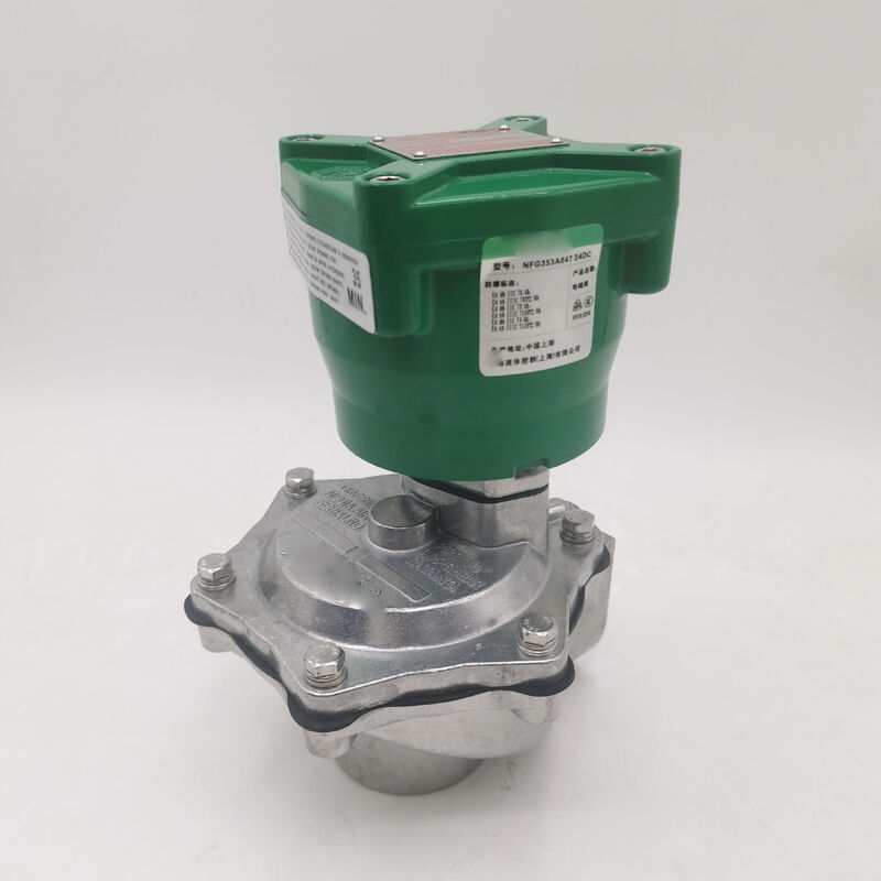 ASCO NFG353A044.24/DC - G1, taille d'orifice 27 mm, fileté, corps en aluminium, ATEX, joint NBR, série 353 - ASCO Dust Collector Pulse Valve d'impulsion antidéflagrante