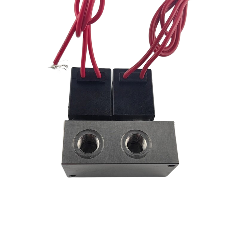 Vanne d'eau en acier inoxydable, taille d'orifice 1.6mm, joint NBR, 2 voies, Port normalement ouvert, taille 1/8''