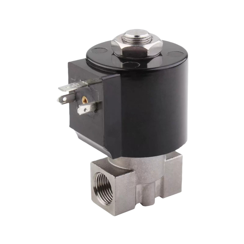 8.7AAS015B Valve d'eau avec matériau de scellé en PTFE Taille de l'orifice 1,5 mm 24VAC Voltage 3/8 1/4 Taille du port 3/8