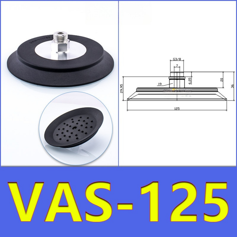 FESTO VAS125 Pneumatic Vacuum Suction Pad G3/8 Thread Multiple Material Options High Holding Force For Sheet Metal Automated Handling