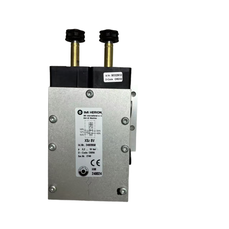 Soupape de sécurité dynamique à auto-surveillance IMI Norgren 2492850 Composant de sécurité pneumatique pour équipement de presse