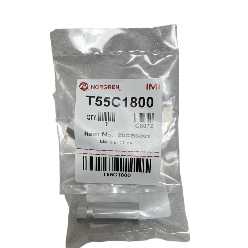 IMI Norgren T55C1800 Valve de non-retour de petite taille G1/8 BSPP à fil mini-valve de contrôle pneumatique pour équipement d'automatisation de précision
