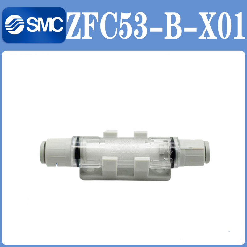 SMC ZFC53‑B‑X01 ZFC Series Custom In‑Line Vacuum Suction Filter 5μm Filtration 4MM Port With Mounting Bracket HNBR Seal Dual Vacuum Positive Pressure For Precision Ejector Pneumatic Circuit