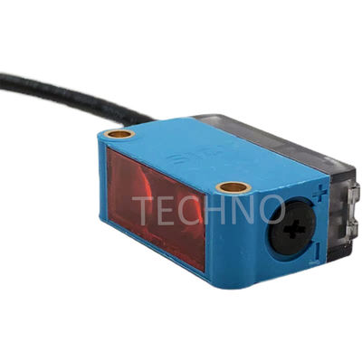 W12-2 Capteur de distance laser malade en plastique IO-Link 2mW/Sr réglage du câble