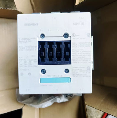 3RT1054-6AF36 Contacteur avec bobine AC DC de 25 à 60 degrés Celsius, conçu pour la commutation électrique dans le contrôle moteur et l'automatisation