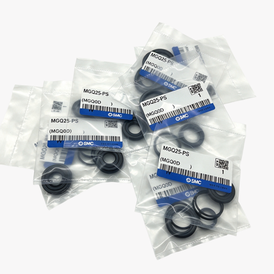 SMC MGQ25-PS Kit de service de la bouteille d'air Anti-fuite Pack de joint en caoutchouc pour la bouteille MGQ25 haute charge latérale résistante Compact Guide de la bouteille Système pneumatique Renouvellement
