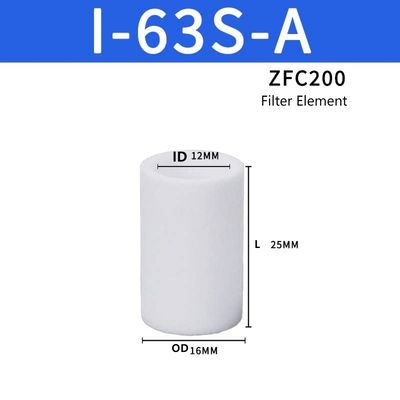 Élément de filtre d'aspiration en ligne série SMC ZFC200 ZFC300 ZFC Haute capacité de rétention de saleté Bloc débris fins Réduire la fluctuation du vide pour équipement industriel continu de prélèvement et de placement